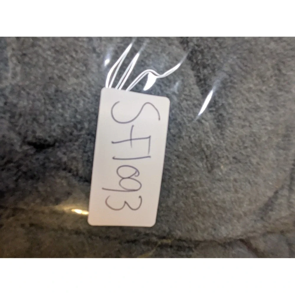 Croft &‎ Barrow Men's Fleece Pullover Jacket Large 1/4 Zip Gray Sweatshirt